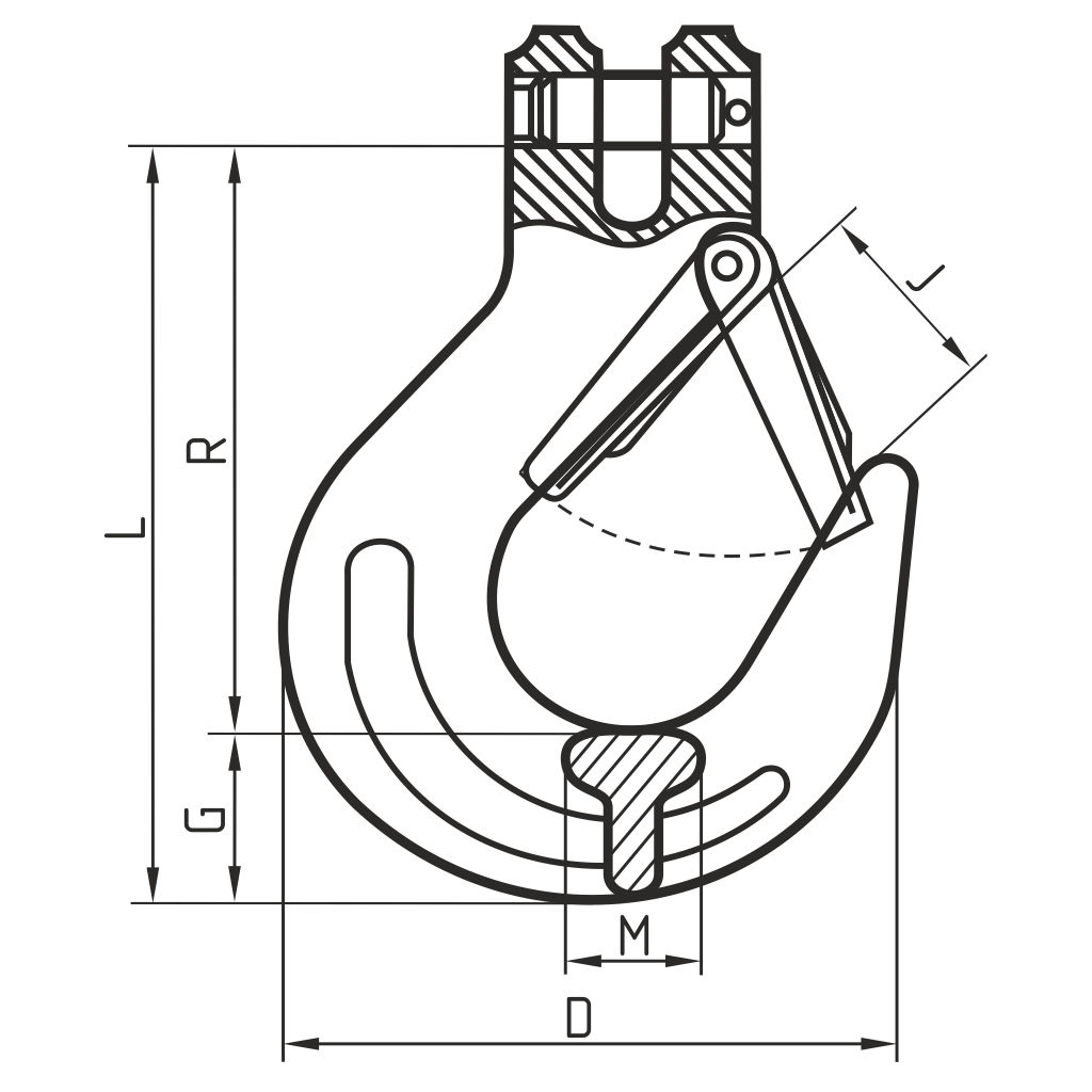 Крюк SKHL Класс Т10 Схема Certex