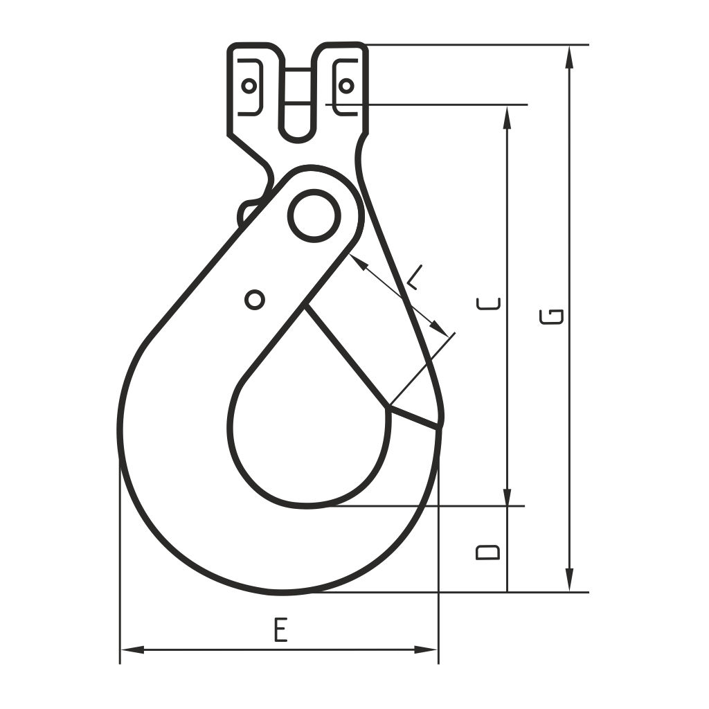 Крюк VKHHLK Класс Т10 Схема Certex